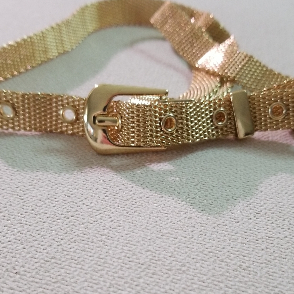 Gold Mesh Belt